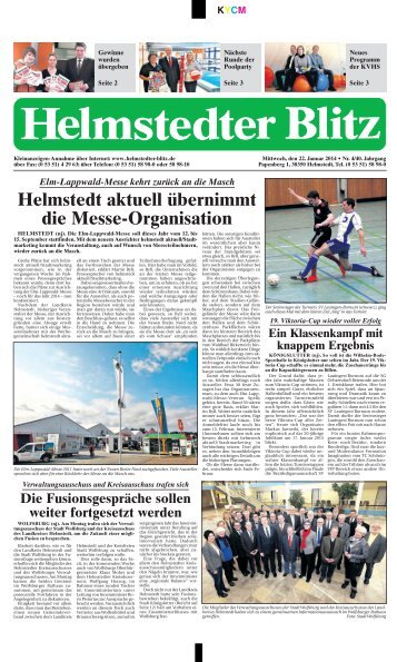 Aktuelle Ausgabe als PDF - Helmstedter Blitz