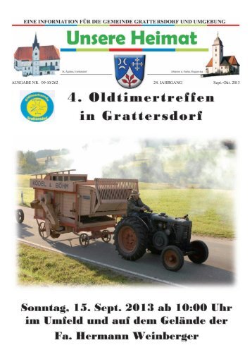 AUSGABE NR. 09-10/262 24. JAHRGANG Sept.-Okt ... - Grattersdorf