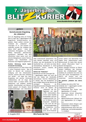 gestern - Österreichs Bundesheer