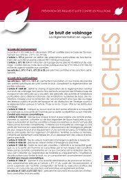 Le bruit de voisinage - Centre d'information et de documentation sur ...