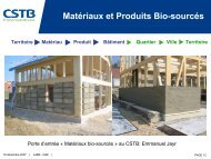 MatÃ©riaux et Produits Bio-sourcÃ©s