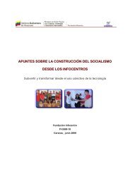 socialismo desde los infocentros-junio 2009.pdf - FundaciÃ³n ...