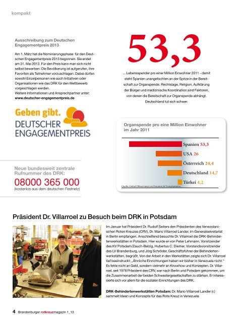 magazin - DRK Landesverband Brandenburg eV
