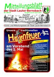 itteilungsblatt - Stadt Lauter / Sachsen