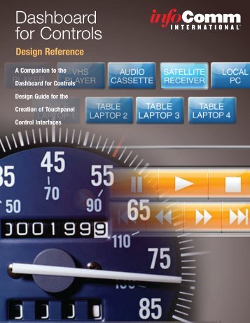 Dashboard for Controls Design Reference - InfoComm