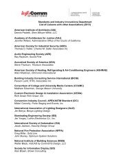 Standards Liaisons List 032013 - InfoComm