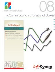 September 2008 Economic Snapshot Survey - InfoComm