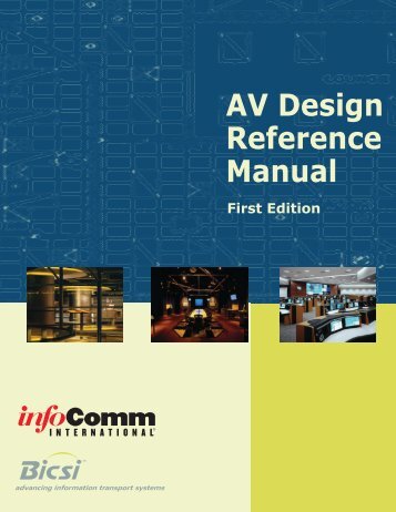 AV Design Reference Manual - InfoComm