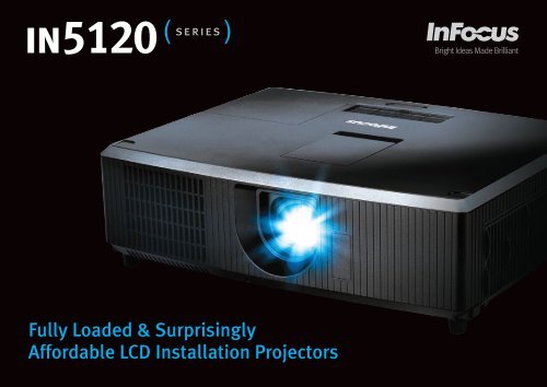 Datasheet for the InFocus IN5122 and IN5124 Projectors