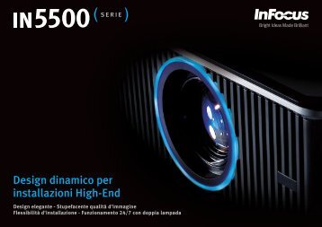 InFocus IN5500 Series Datasheet (Italian)