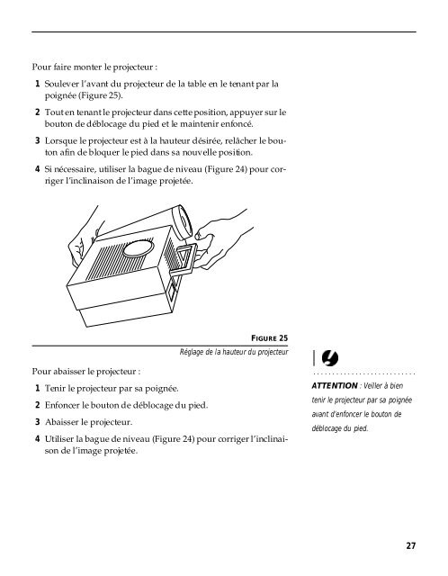 Manuel de L'utilisateur - InFocus