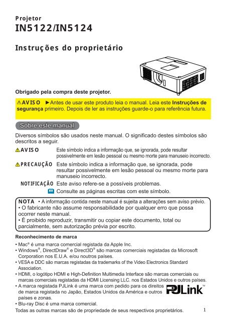 User's Manual - InFocus