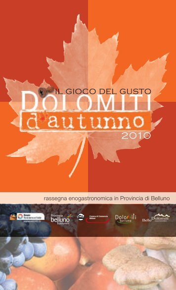 rassegna enogastronomica in Provincia di Belluno - Dolomiti