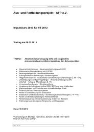 Vortrag 2013 - Impulskurs VZ 2012 - Lohnsteuerhilfeverein ...