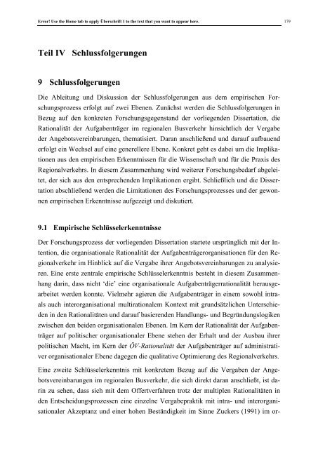 Multiple Rationalitäten der kantonalen ... - Universität St.Gallen