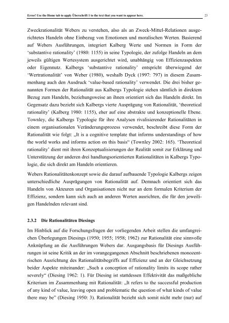 Multiple Rationalitäten der kantonalen ... - Universität St.Gallen