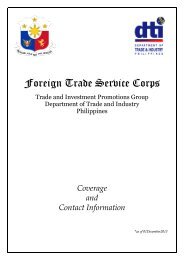 Foreign Trade Service Corps - DTI