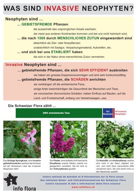 Poster - Info Flora