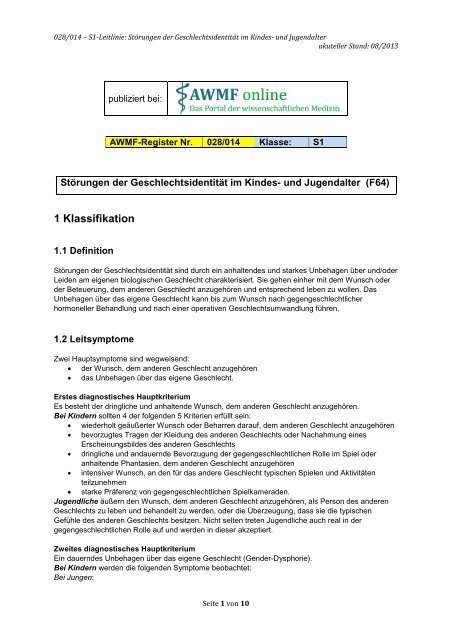 Awmf Germany Download - AWMF