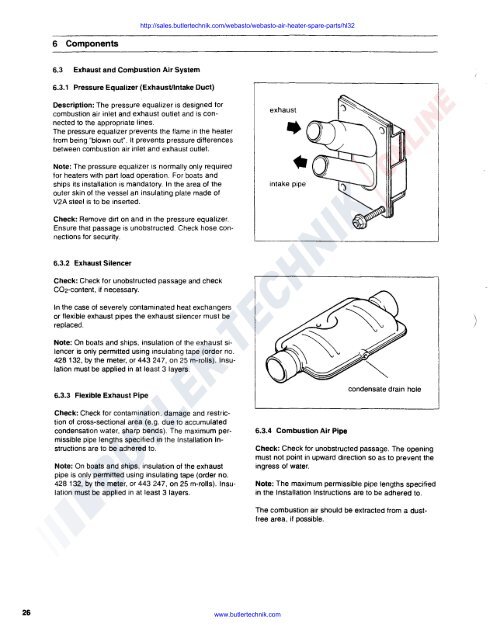 Webasto Air Top HL32 D Workshop Manual