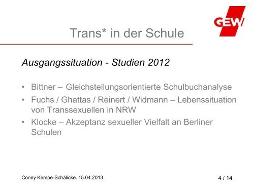 Trans* in der Schule - Kompetenzzentrum geschlechtergerechte ...