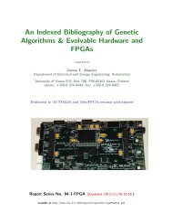 An Indexed Bibliography of Genetic Algorithms & Evolvable ...