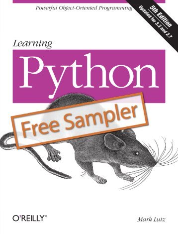 Learning Python, 5th Edition - cdn.oreilly.com