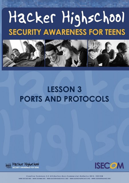 Lesson 03 - Ports and Protocols - Hacker Highschool