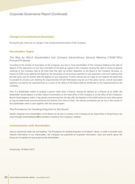 Annual Report 2012 - HKExnews
