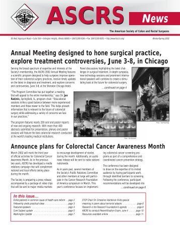 73637 ASCR ASCRS News - American Society of Colon and Rectal ...