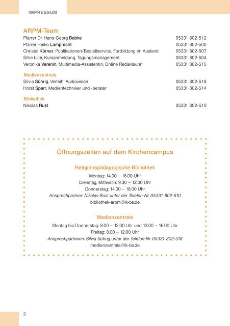 Programm 2014 - ARPM