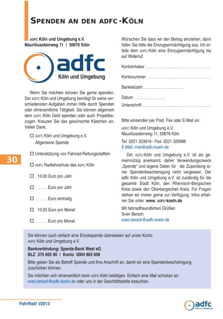 FahrRad! FahrRad! - beim ADFC