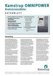 Datenblatt - kamstrup.de