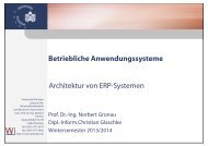 V2 - Systemarchitekturen.pdf - Lehrstuhl für Wirtschaftsinformatik ...