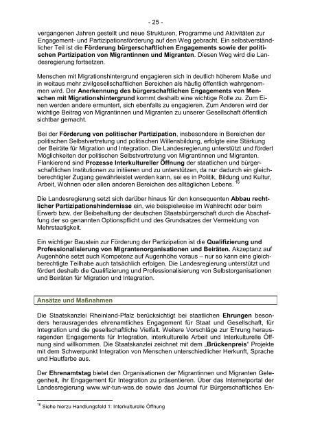 Fortschreibung des Integrationskonzepts - Ministerium für ...