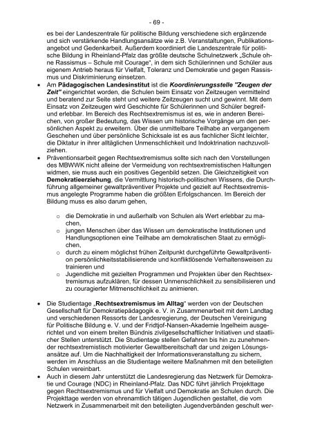 Fortschreibung des Integrationskonzepts - Ministerium für ...