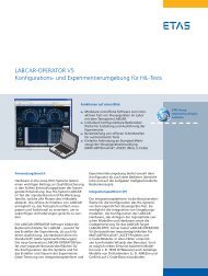 LABCAR-OPERATOR V5 Konfigurations- und ... - ETAS