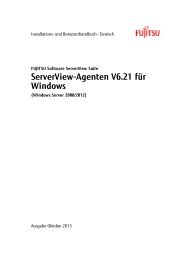 ServerView-Agenten 6.21 für Windows - Manuals - Fujitsu