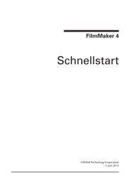 Handbuch FilmMaker Software