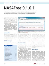 NAS4Free 9.1.0.1 - Das Computer Magazin