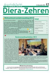 Amtsblatt 12/2013 - Diera-Zehren