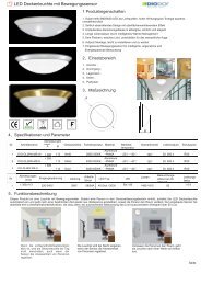 LED Deckenleuchte mit Bewegungssensor - ELV