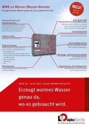 Download Produktflyer WWB 20 - Alpha-InnoTec GmbH