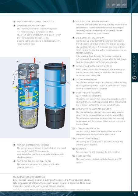 zentralstaubsauger central vacuum cleaner - BAT Systems Oy