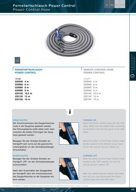 zentralstaubsauger central vacuum cleaner - BAT Systems Oy