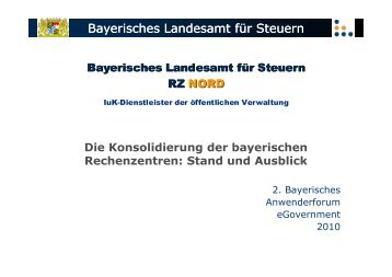 Bayerisches Landesamt fÃ¼r Steuern - INFORA Tagungsplaner