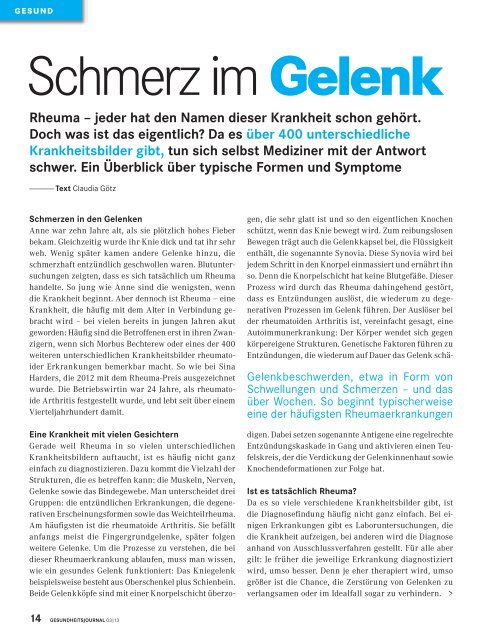 Journal Ausgabe 03/2013 (PDF 5,93 MB) - BKK Gildemeister ...