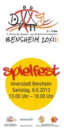 Übersichtplan Sielfest 2013 (pdf) - Stadt Bensheim