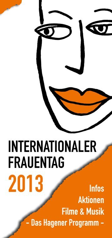 Flyer Internationaler Frauentag - Hagen