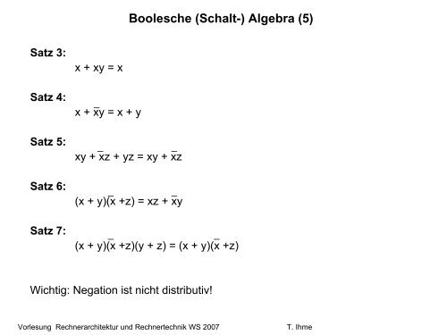 Boolesche Schaltalgebra